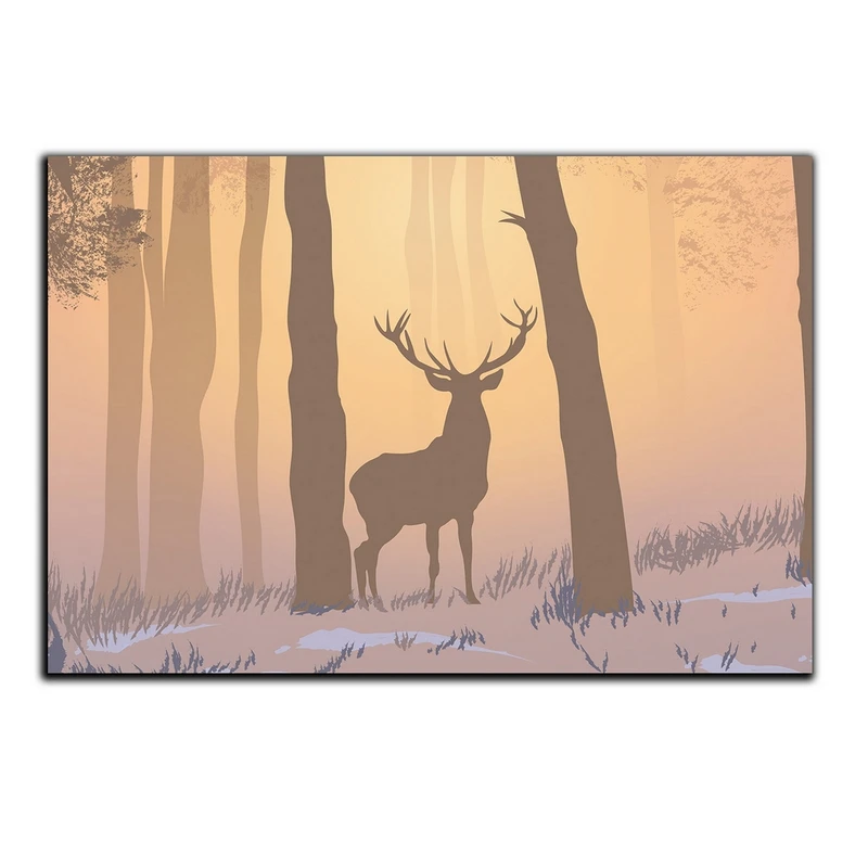 تابلو شاسی بکلیت طرح طبیعت گوزن مدل SH-S5459