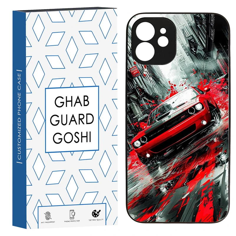 کاور قاب گارد گوشی طرح ماشین کد TPU-091 مناسب برای گوشی موبایل اپل Iphone 12