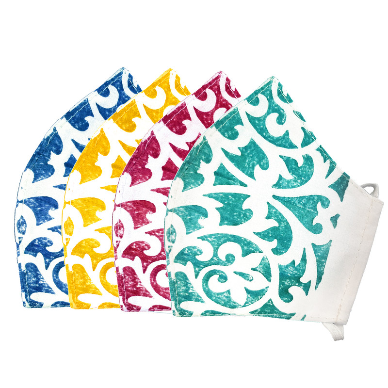 ماسک تزیینی طرح اسلیمی کد MA4034 مجموعه 4 عددی