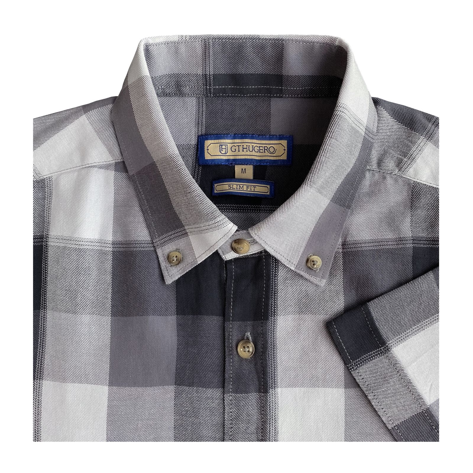 پیراهن آستین کوتاه مردانه جی تی هوگرو مدل 182 -  - 4