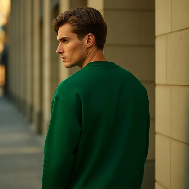 عکس شماره 2 : سویشرت مردانه مدل دورس اسپان جنگلی پریمیوم