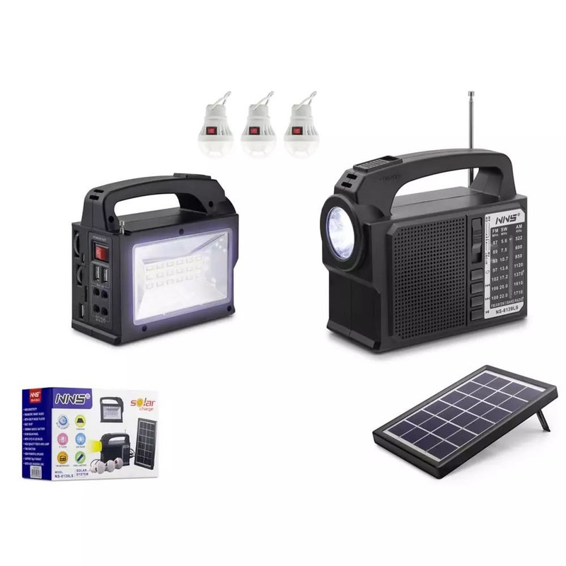 سیستم روشنایی خورشیدی ان ان اس مدل NS-8139LS