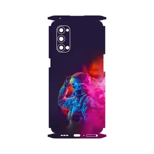 MAHOOT Smoke Rainbow Digital Art 1-FullSkin Cover Sticker for Oppo Reno4 Pro 5G