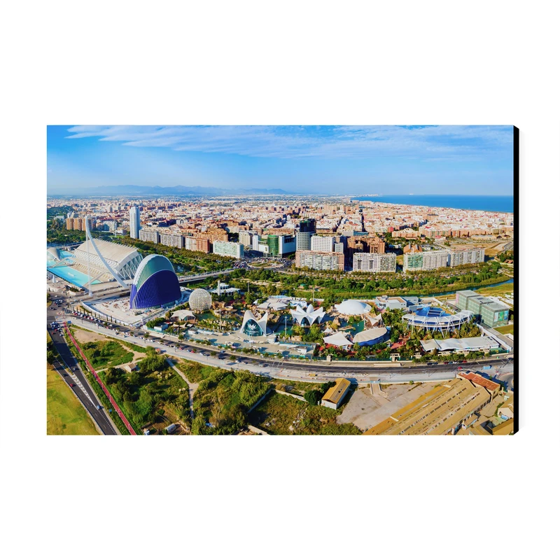 تابلو شاسی عرش طرح گردشگری اسپانیا مدل شهر هنرها و علوم والنسیا کد As6491