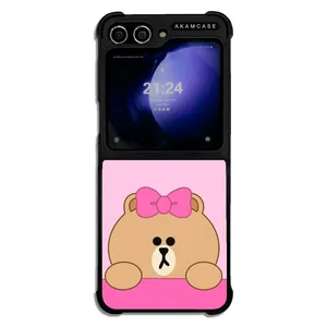 AKAM AMCWSGZFLIP5-BROWN10 Cover For Samsung Galaxy Z Flip 5