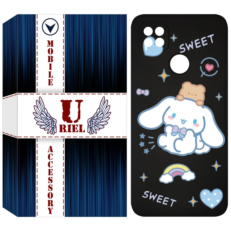 کاور یوریل مدل KSH کد 24 طرح خرگوش بامزه مناسب برای گوشی موبایل شیائومی Redmi 9C