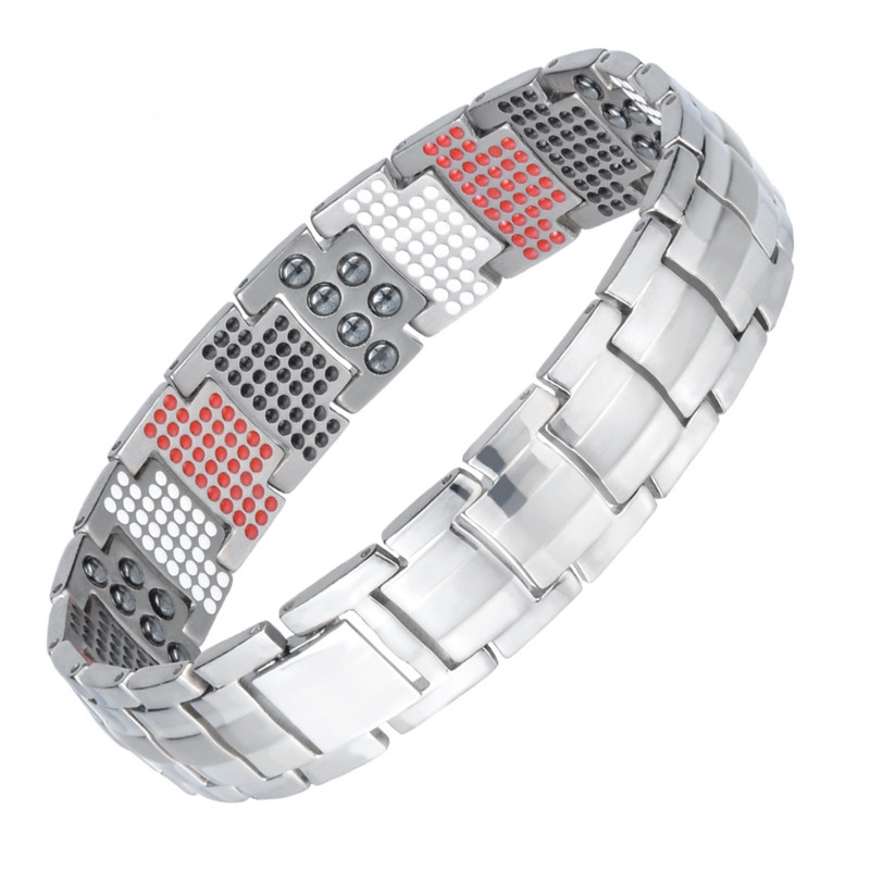 دستبند مغناطیسی مدل hematite کد a73 دستبند مغناطیسی مدل hematite کد a73