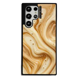 AKAM AMC-WSGS22U-COFFEE-21 Cover For Samsung Galaxy S22 Ultra