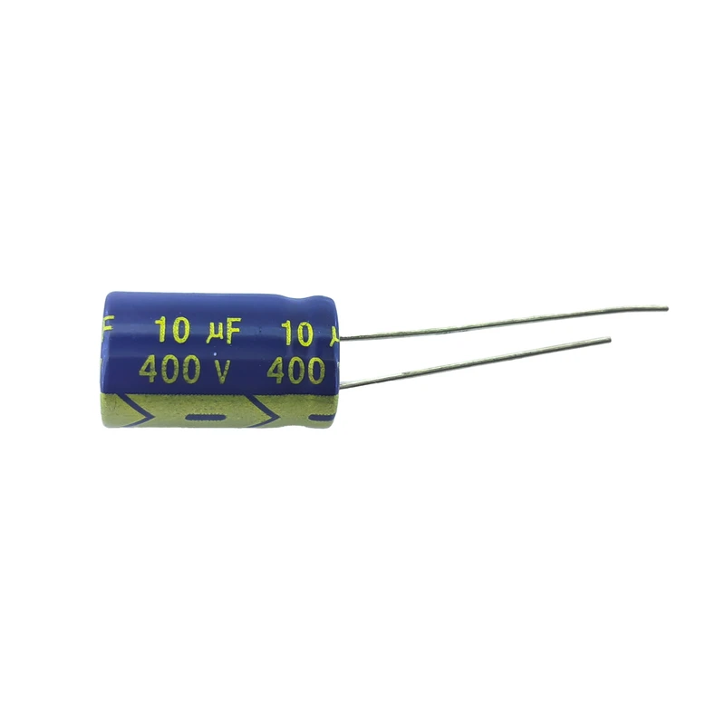 خازن الکترولیت 10uF میکرو فاراد جی دبلیو کو مدل 400v