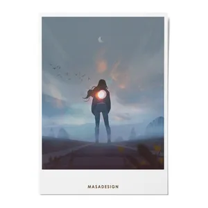 کارت پستال ماسا دیزاین طرح دختر مدل ZOD083