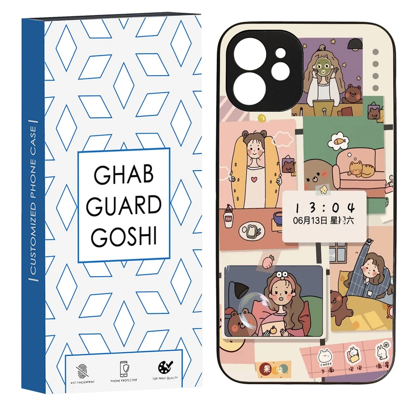 کاور قاب گارد گوشی طرح  عروسکی کد TPU-040 مناسب برای گوشی موبایل اپل Iphone 12