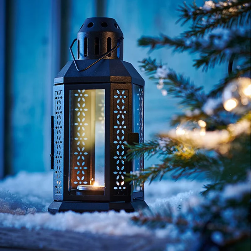 عکس شماره 5 : جا شمعی طرح فانوس مدل enrum