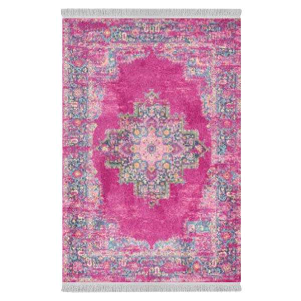 فرش پارچه‌ای دفه مدل فرشینه طرح مدرن  کد 8160