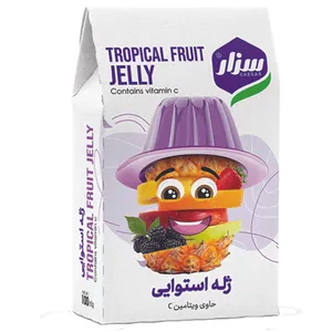 پودر ژله استوایی سزار-100گرم