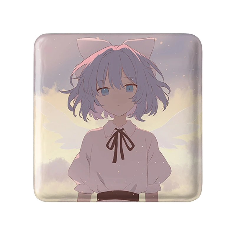 مگنت خندالو طرح بازی توهو (Touhou) مدل مربعی کد 35759