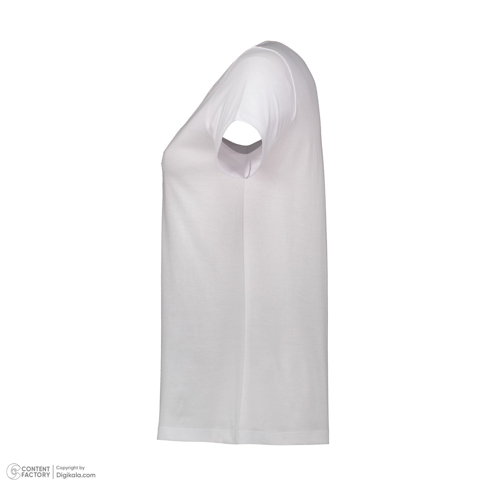 تی شرت آستین کوتاه زنانه ناربن مدل 1521788-3427 رنگ سفید -  - 2