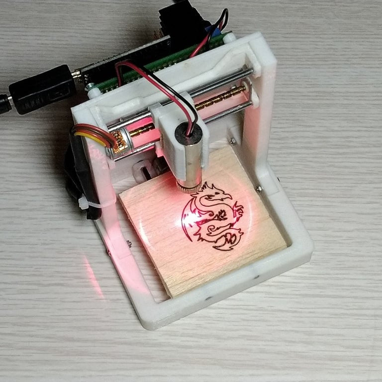 ربات لیزر حکاکی طرح نویسنده مدل Engraver Laser Cnc