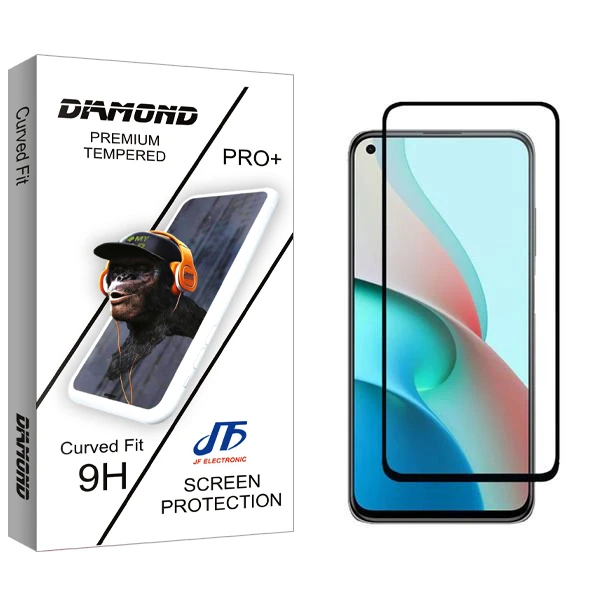 محافظ صفحه نمایش جی اف مدل Diamond مناسب برای گوشی موبایل شیائومی Redmi Note 9T