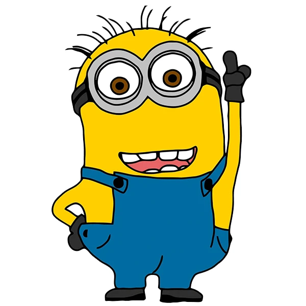  استیکر پارچه و لباس پاد آفرین طرح مینیون ها کد 495