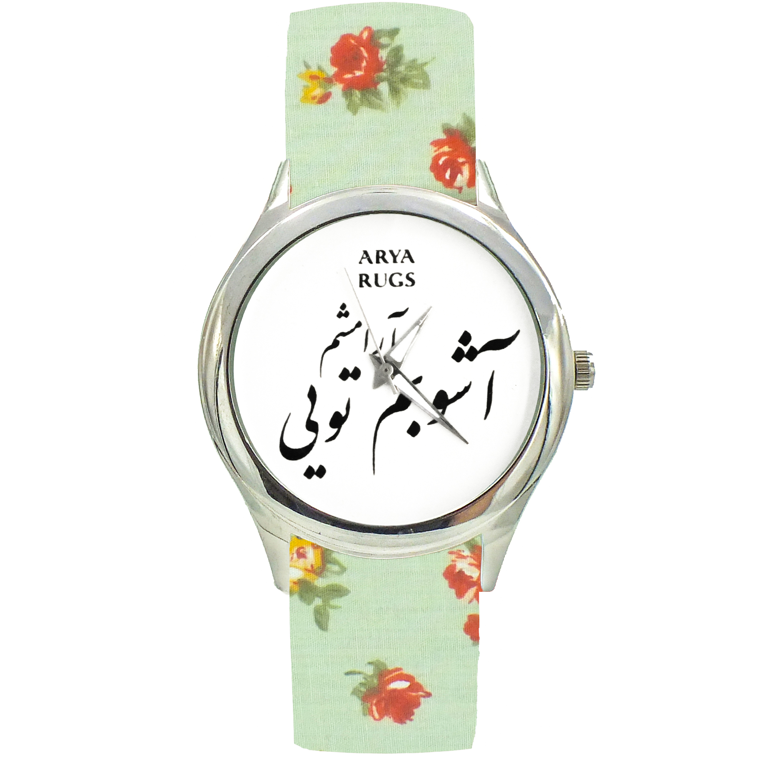 ساعت مچی عقربه ای زنانه مدل بند پارچه ای کد 2205