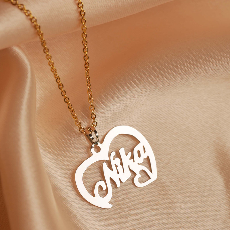 گردنبند نقره زنانه مدل h18