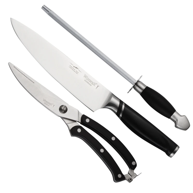 سرویس چاقو آشپزخانه 3 پارچه وبنر مدل G-03 