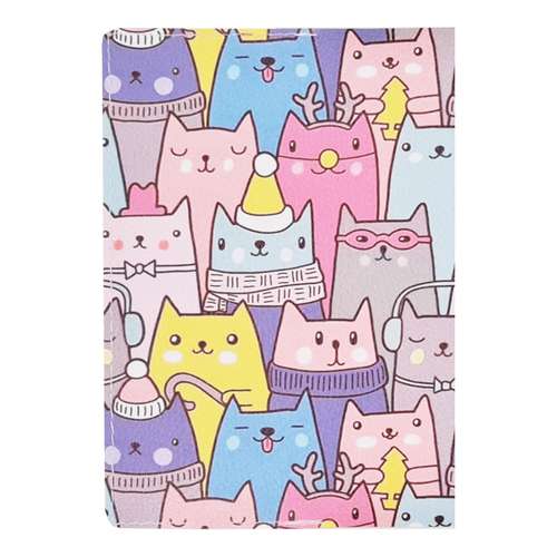 جلد پاسپورت طرح گربه مدل IDC090544