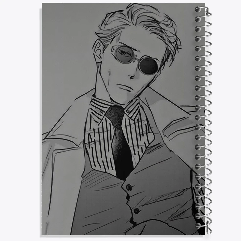 دفتر شطرنجی 50 برگ خندالو مدل نانامی انیمه جوجوتسو کایزن کد F281