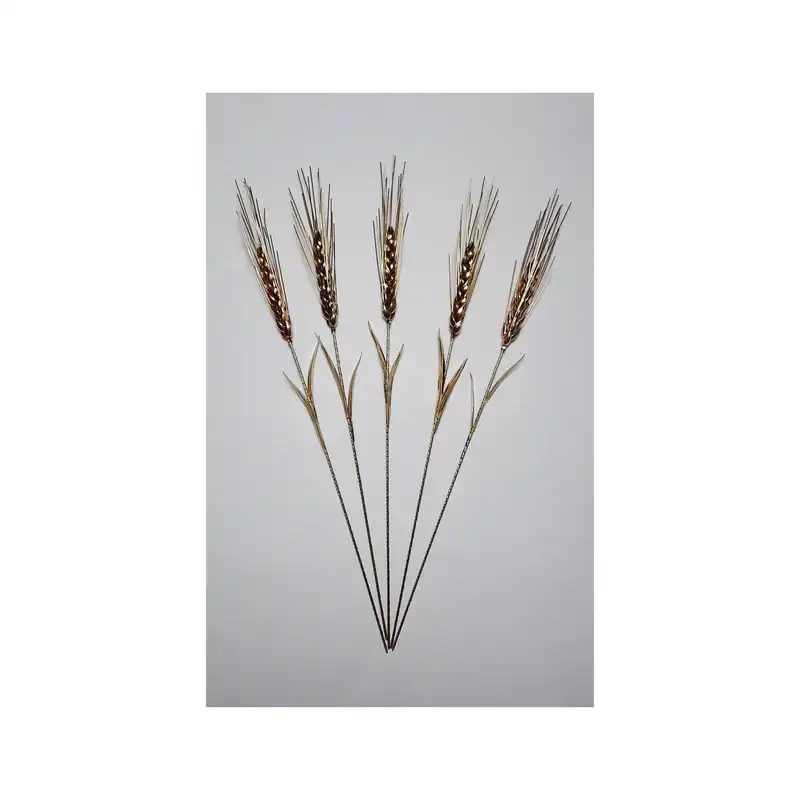 گل مسی طرح خوشه گندم بسته 5 عددی