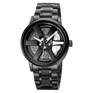 ساعت مچی عقربه‌ای کوارتز مردانه مدل اسپرت صفحه رینگ چرخان کد A