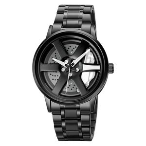 ساعت مچی عقربه‌ای کوارتز مردانه مدل اسپرت صفحه رینگ چرخان کد A