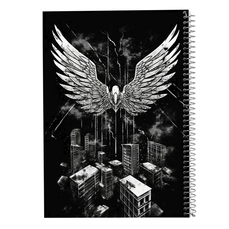 دفتر ژورنال نویسی 50 برگ مدوپد مدل نقطه ای طرح Attack on Titan کد DF10419
