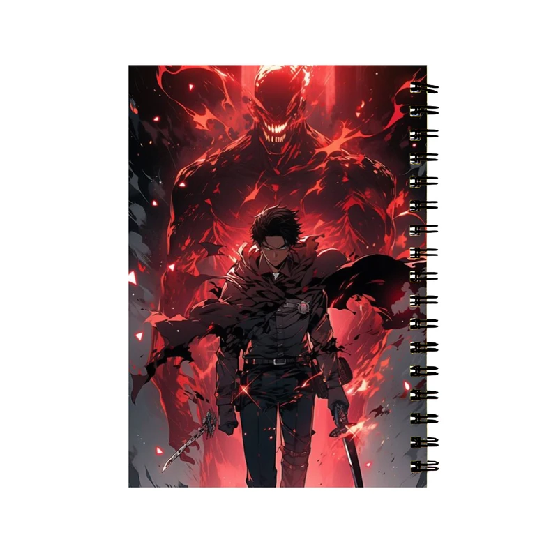 دفتر مشق 60 برگ طرح انیمه حمله به تایتان ها کد D-20058