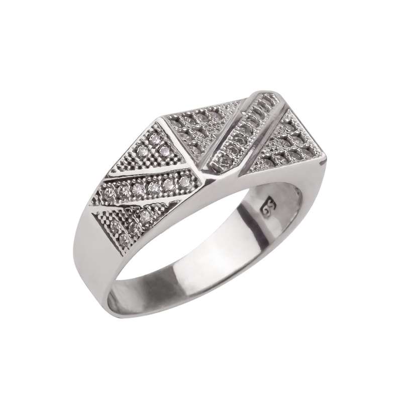 انگشتر نقره مردانه مدل 21887