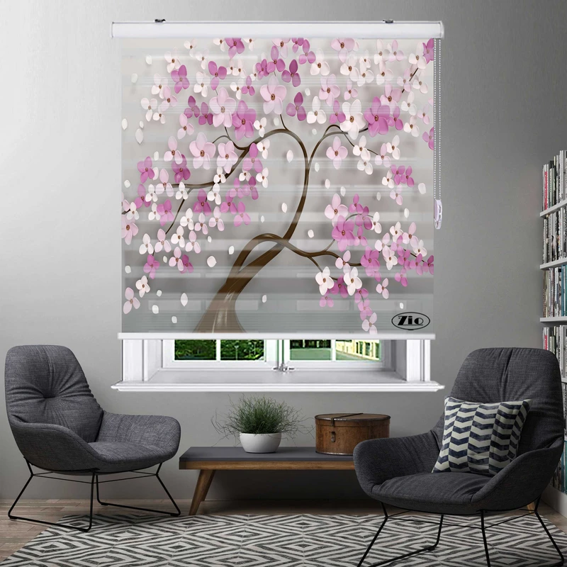  پرده زبرا زیو مدل 3D1349 سایز 200x150 سانتی متر