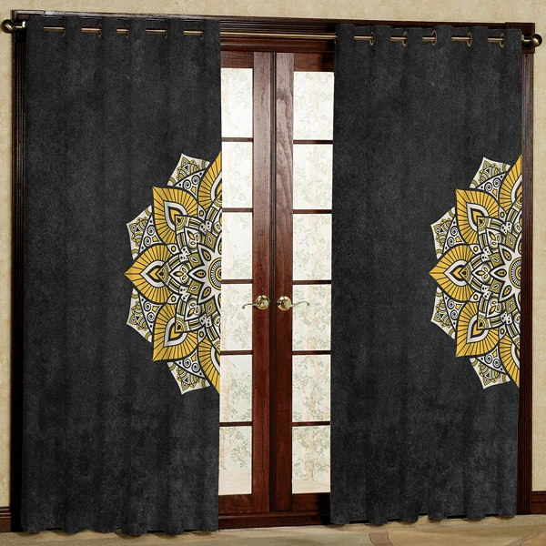 پرده مدل مخمل پانچی کد 7462 سایز 280x140 سانتی متر