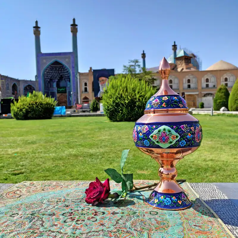 شکلات خوری مسی مدل پرداز کد 30