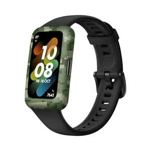 برچسب ماهوت طرح Army_Green_Pixel مناسب برای ساعت هوشمند هوآوی Band 7