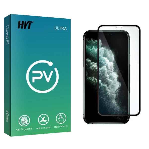 محافظ صفحه نمایش اچ وی تی مدل PV glass مناسب برای گوشی موبایل اپل iPhone 11 promax