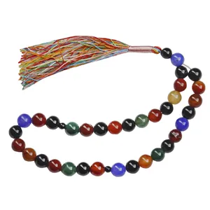 تسبیح مدل سنگ عقیق طبیعی 33 دانه کد T_466