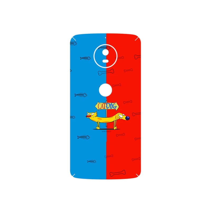 برچسب پوششی ماهوت مدل CatDog مناسب برای گوشی موبایل موتورولا Moto G5S