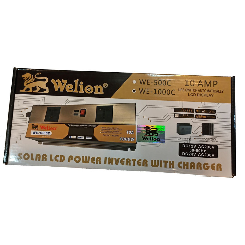اینورتر شارژر ویلیون مدل WE-1000C ظرفیت 1000 وات