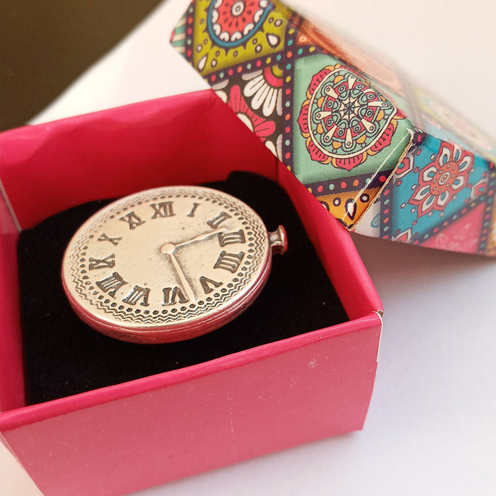 انگشتر زنانه مدل ساعت کد SA-23