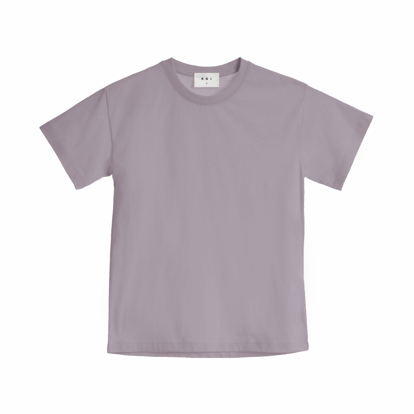 تی شرت آستین کوتاه زنانه کوی مدل رگولار هی گرل کد 444 رنگ بنفش -  - 1