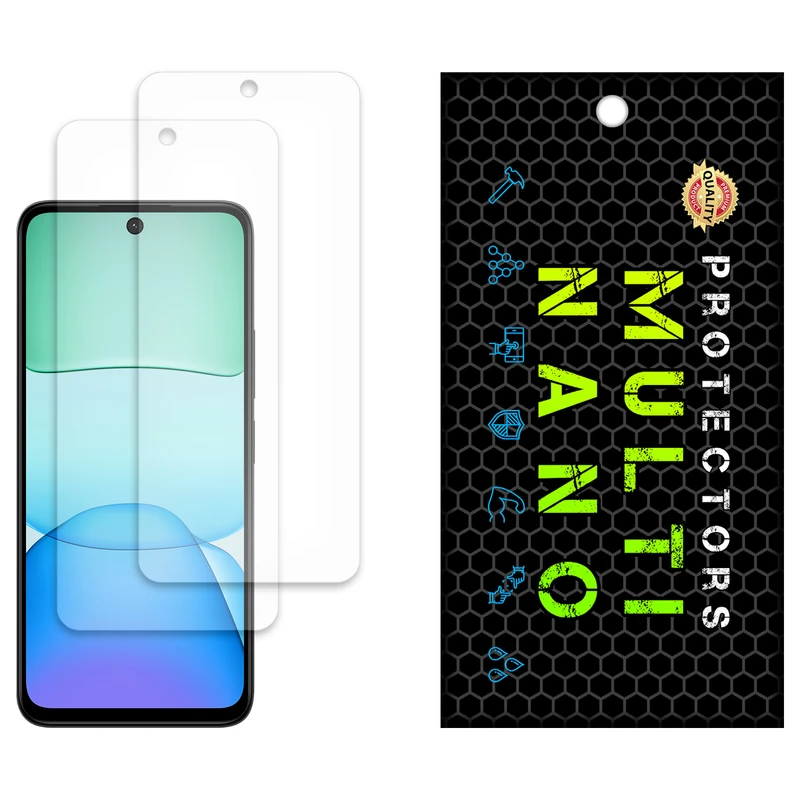 محافظ صفحه نمایش مات مولتی نانو مدل X-S2M مناسب برای گوشی موبایل شیائومی Redmi 13X بسته دو عددی