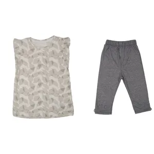 ست تاپ و شلوارک دخترانه فرزندان 313 مدل گلبرگ