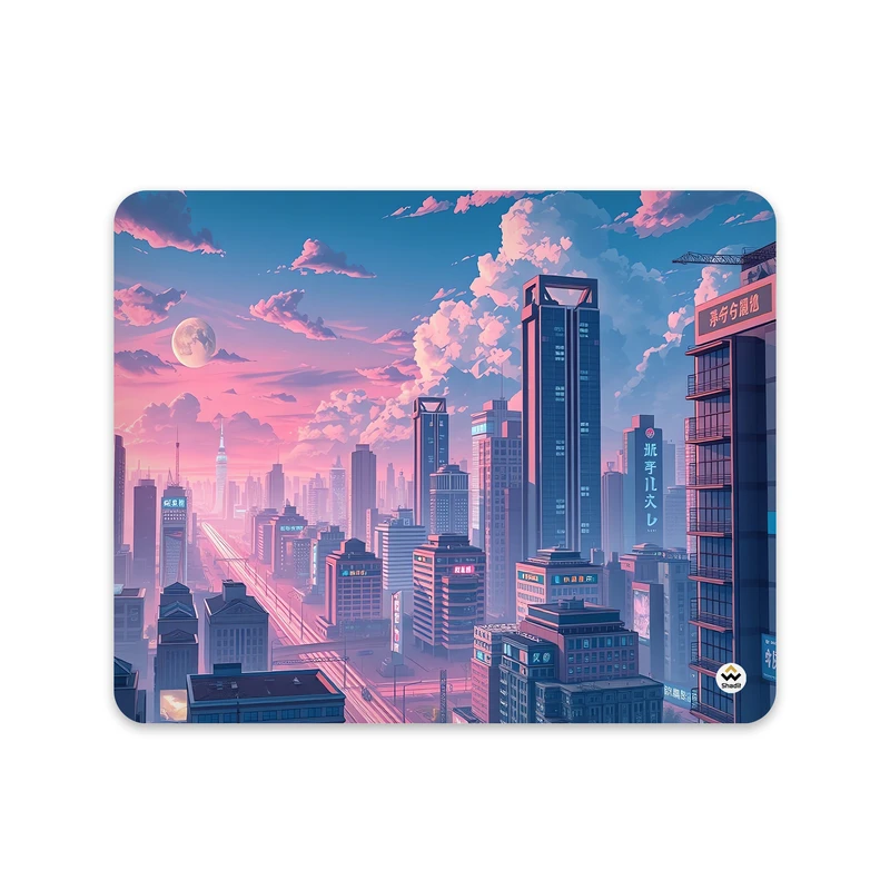 ماوس پد شادیت مدل منظره شهر کد904 سایز 24*19 سانتی متر