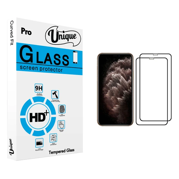 محافظ صفحه نمایش یونیک مدل ULTRA مناسب برای گوشی موبایل اپل iPhone 11 Pro Max بسته 2 عددی