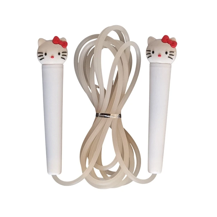 طناب ورزشی 3 متری مدل سیلیکونی طرح کیتی