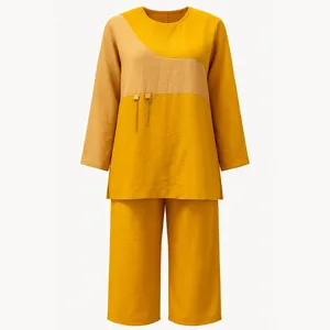 ست تونیک آستین بلند و شلوار راحتی زنانه مدل 112457